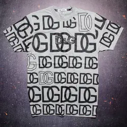 تیشرت چاپدار با گلدوزی DG - فروشگاه اینترنتی ریسک