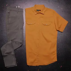 پیراهن آستین کوتاه کتان - فروشگاه اینترنتی ریسک