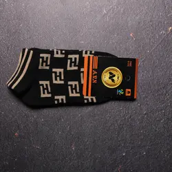 جوراب نخی طرح فندی - فروشگاه اینترنتی ریسک