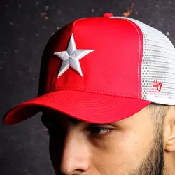 کلاه رویه کتان طرح ستاره - فروشگاه اینترنتی ریسک