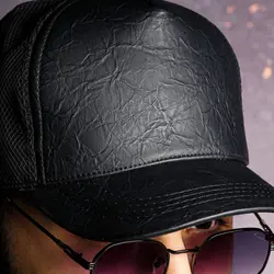 کلاه رویه چرم طرح سنگی مات - فروشگاه اینترنتی ریسک