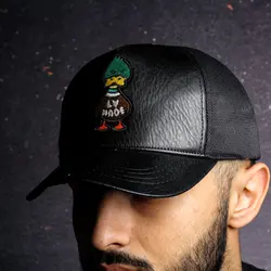 کلاه رویه چرم طرح duck - فروشگاه اینترنتی ریسک
