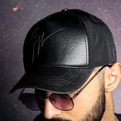 کلاه رویه چرم طرح S.W - فروشگاه اینترنتی ریسک