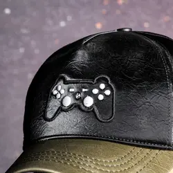 کلاه رویه چرم طرح P. S - فروشگاه اینترنتی ریسک