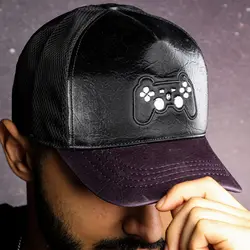 کلاه رویه چرم طرح P. S - فروشگاه اینترنتی ریسک