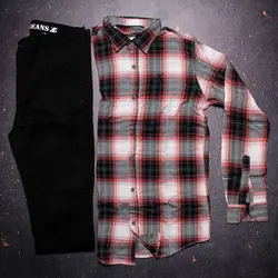 پیراهن پولو چهارخونه { چهار رنگ } - فروشگاه اینترنتی ریسک