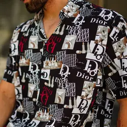 پیراهن هاوایی DIOR - فروشگاه اینترنتی ریسک