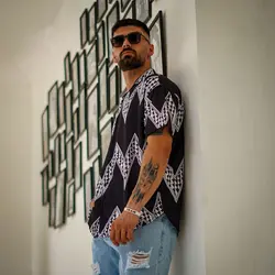 پیراهن یقه انگلیسی چفیه - فروشگاه اینترنتی ریسک