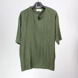 تیشرت مراکشی یقه کوبایی در (شش رنگ متفاوت) - فروشگاه اینترنتی ریسک