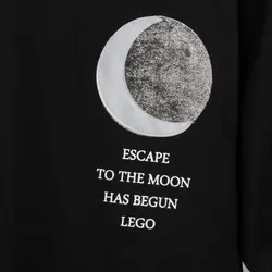 تیشرت طرح MOON (در دورنگ) - فروشگاه اینترنتی ریسک