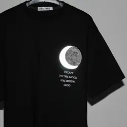 تیشرت طرح MOON (در دورنگ) - فروشگاه اینترنتی ریسک