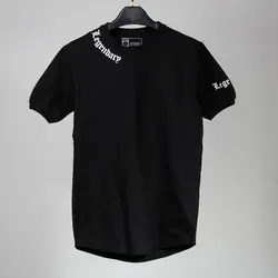 تیشرت آستین کش و یقه کش طرح دار Basic - فروشگاه اینترنتی ریسک