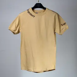 تیشرت آستین کش و یقه کش طرح دار Basic - فروشگاه اینترنتی ریسک