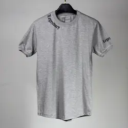 تیشرت آستین کش و یقه کش طرح دار Basic - فروشگاه اینترنتی ریسک