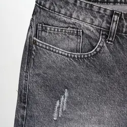 جین Mom fit زاپ دار - فروشگاه اینترنتی ریسک