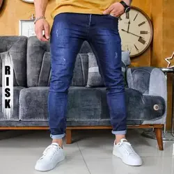 شلوار جین راسته آبی تیره