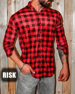 پیراهن مخمل چهارخونه