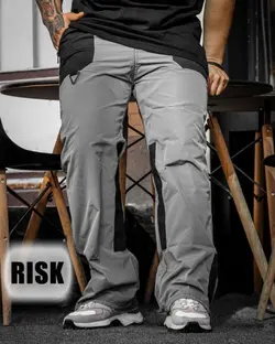 شلوار بگ استایل برزنتی طوسی