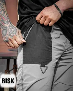 شلوار بگ استایل برزنتی طوسی