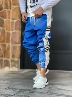 شلوار اسلش آدیداس آبی