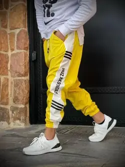 شلوار اسلش آدیداس زرد