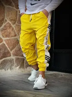 شلوار اسلش آدیداس زرد