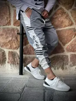 شلوار اسلش آدیداس طوسی