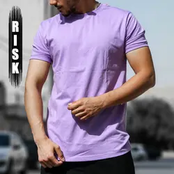 تیشرت Risk آستین کش یاسی - فروشگاه اینترنتی ریسک