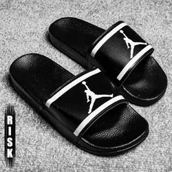 دمپایی اسلیپر طرح جردن مشکی