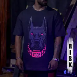 تیشرت بلک لایت طرح دوبرمن