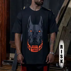 تیشرت بلک لایت طرح دوبرمن