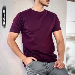 تیشرت Risk آستین کش فندقی - فروشگاه اینترنتی ریسک