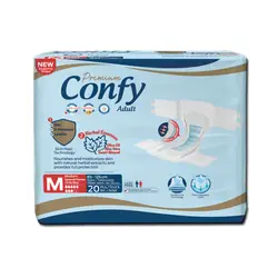 پوشک بزرگسال پریمیوم سایز مدیوم 20 عددی کانفی