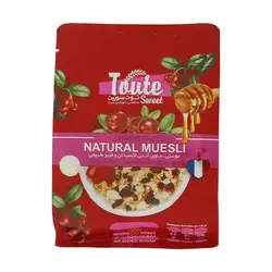 غلات صبحانه پروتئینی کرنبری پاوچ 350 گرمی توت سوییت