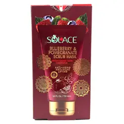 ماسک لایه بردار و روشن کننده عصاره انار با رایحه بلوبری 150 میل سولس