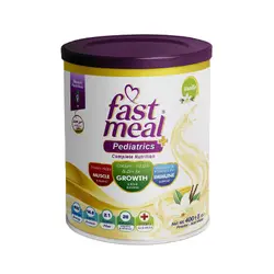 فست میل پودر خوراکی کودکان با طعم وانیل 400 گرم پژوهش گستران تغذیه آسان