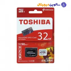 کارت حافظه توشیبا مدل SDHC UHS-3 M302 کلاس10 همراه با آداپتور- ظرفیت 32 گیگابایت