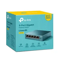 سوئیچ 5 پورت گیگابیتی و دسکتاپ تی پی لینک مدل LS105G