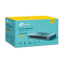 سوئیچ 8 پورت گیگابیتی و دسکتاپ تی پی لینک مدل LS108G