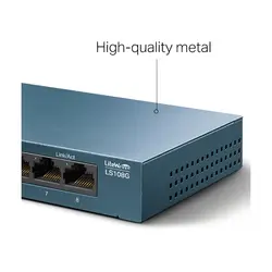 سوئیچ 8 پورت گیگابیتی و دسکتاپ تی پی لینک مدل LS108G