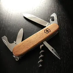 چاقو سفری ویکتورینوکس مدل Evo Wood 10