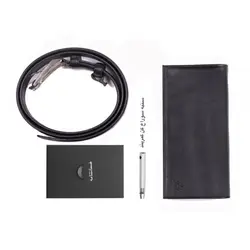 ست چرم کیف کتی و کمربند الگانت LS3