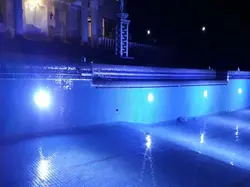 چراغ استیل استخری روکار فوق باریک مولتی کالر (۱۰ و ۲۰ وات)