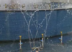 آبنما فواره رقص شیطان برنجی