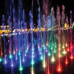 چراغ فواره آلومینیومی مولتی کالر (۱/۲ اینچ و ۱ اینچ)