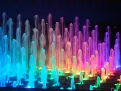 چراغ فواره آلومینیومی مولتی کالر (۱/۲ اینچ و ۱ اینچ)