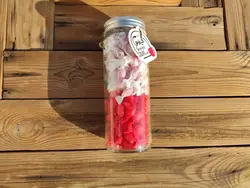 جار بزرگ آبنبات مینیاتوری تم ولنتاین - شهر گیلاس | فروشگاه تخصصی پاستیل و شکلات