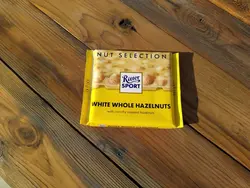 شکلات ریتر اسپرت 100 گرمی شیری با مغز فندق ritter sport - شهر گیلاس | فروشگاه تخصصی پاستیل و شکلات