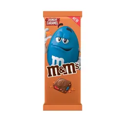 شکلات تابلت ام اند ام نارنجی کاراملی 165 گرمی m&ms - شهر گیلاس | فروشگاه تخصصی پاستیل و شکلات