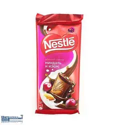 شکلات تابلت نستله روسی بادام و کشمش 90 گرمی - شهر گیلاس | فروشگاه تخصصی پاستیل و شکلات